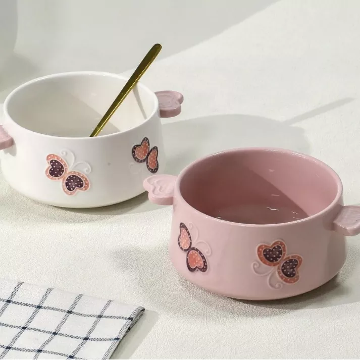 Ręcznie malowana misa ceramiczna, którą można myć w zmywarce Ręcznie malowana misa ceramiczna, którą można myć w zmywarce