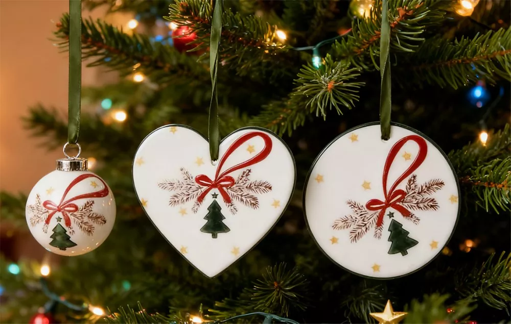 Unique Handmade Ceramic Christmas Tree Decor