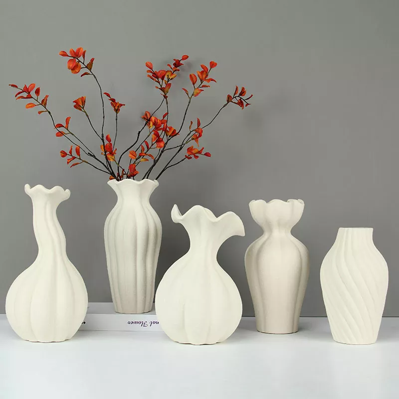 Naturalny nowoczesny wazon ceramiczny Naturalny nowoczesny wazon ceramiczny