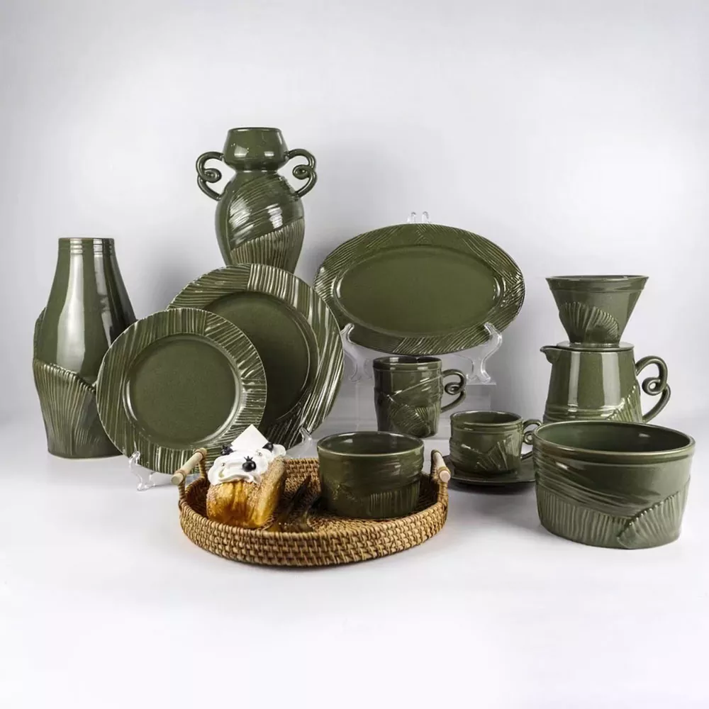 Ceramiczna zastawa stołowa Qingye
